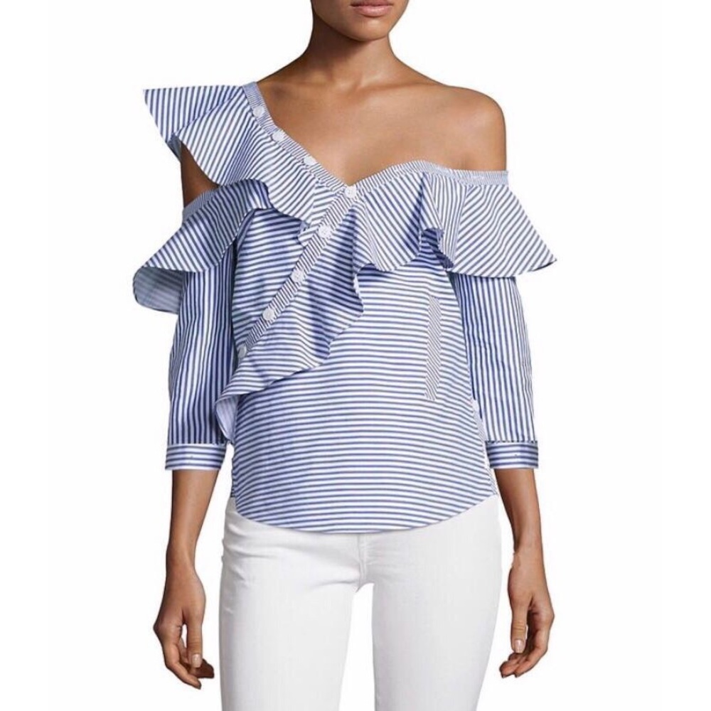 NWT Striped Blouse